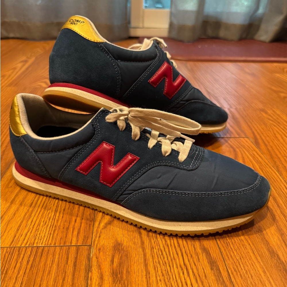 New Balance Comp 100 Men's Navy and Red Sneakers